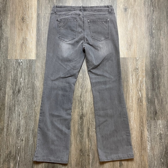 JORDACHE Grey Bootcut Jeans Size 10 - Picture 3 of 6